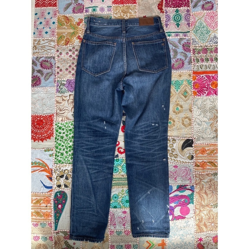 Madewell Classic Straight Leg Jeans in Croston Wash Size 24 - Picture 14 of 15